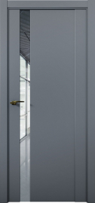 Дверь Aurum Doors Кобальт Co-7 (цвет: антрацит, остекление: lacobel белое, кромка: без кромки, размер: 800x2000)