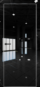 Дверь Aurum Doors Платина Pt-1 (цвет: crystall black, остекление: глухая, кромка: без кромки, размер: 800x2000)
