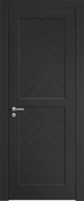 Дверь Дуэт (цвет: антрацит, остекление: глухая, размер: 800x2000)