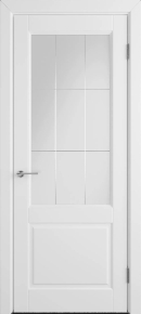 Defance Optima WT К1 COLORIT ДО матовое с рисунком решетка Белая эмаль
